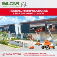 Venta y alquiler de tijeras, manipuladores y brazos articulados
