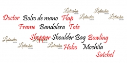 diccionario de bolsos, clases de bolsos