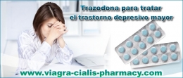 Trazodona para curar el trastorno depresivo mayor 