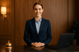 El uniforme del recepcionista como reflejo de la identidad del negocio
