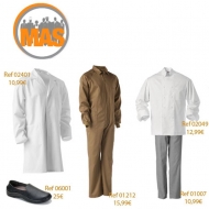 Vestuario para escuelas de cocina y ropa sanitaria para prácticas en Masuniformes.com
