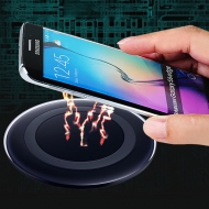 El Mini Universal QI Inalámbrico Cargador Pad Energía Transmisor para Smartphones