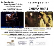 INAUGURACIÓN  EXPOSICIÓN RETROSPECTIVA  DE CHEMA RIVAS  Comisaria Isabel Caparrós