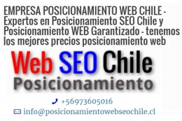 Posicionamiento  WEB SEO CHILE