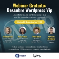 Quodem impulsa WordPress VIP en el mercado español y latinoamericano con un webinar celebrado el pasado 28 de junio