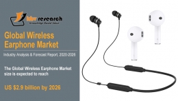 Wireless Earphone Market Size Worth $2.9 Billion By 2026 - KBV Research